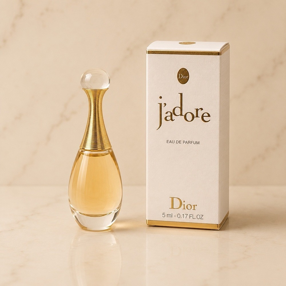 Dior J'adore Eau de Parfum Mini Travel Splash for Women Size 5mL New